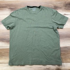 Banana Republic Tee Mens XL Luxe Touch 100% Cotton Classic Green Quiet Luxury