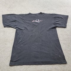 Vintage Y2K Sean John T Shirt Adult Size XL Black Paint Splatter