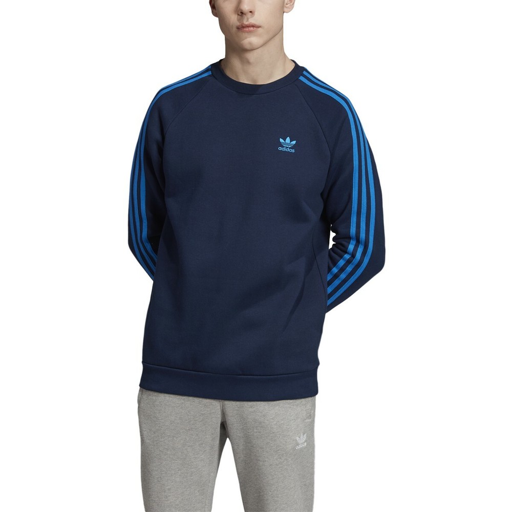 Adidas Men’s Originals 3-Stripes Tee Collegiate-Navy-Bluebird EK0260