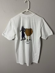 Vintage Lone Wolf Distributors Glock Gun Men’s S White Shirt 90s Y2K