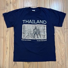 Thailand Postage Stamp T-Shirt Size L