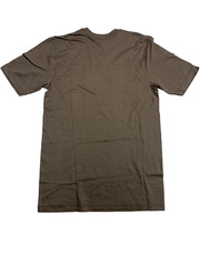 American Apparel Sustainable Collection Unisex Vneck T-Shirt 100% cotton Brown S