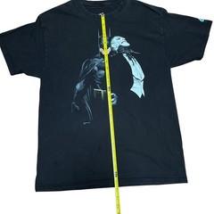Batman Joker DC Comics Graphitti Hanes Mens L Black Graphic Cotton T-Shirt