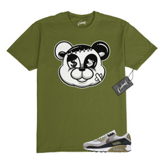 Air Max 90 Light Bone Neutral Olive College Grey Stone T Shirt to Match STITCH