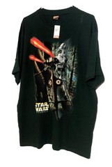 Vintage 1999 NWT! Star Wars Episode I Battle Droid STAP T-Shirt-Sz XL Dark Green