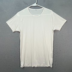 Uniqlo Airism White Crew Neck T Shirt Mens Size Small