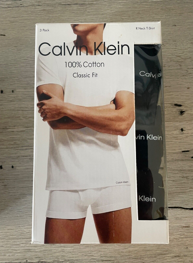 Calvin Klein T-Shirts Men’s Lightweight Crew Neck Classic Undershirt 3 PACK