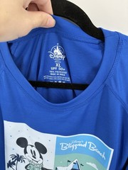 UPF Disney Blizzard Beach Blue Short Sleeve Tee with Graphic XL