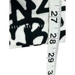 TRUE RELIGION Graffiti Print Graphic T Shirt White Black Metallic Horseshoe M