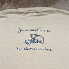 Threadless Artist Series Edgar R McHerly Choose Your Adventure Tee L 1st Edition