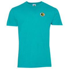 Cross Colours Peace Circle Logo T-Shirt Turquoise C10017PCL-300 Men’s NWT