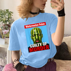 Watermelon Felon Shirt Watermelon Felon Guilty of Murder T-Shirt