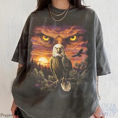 Bald Eagle Wildlife Vintage Comfort Tee Nature Bird Gift