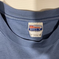 Hanes Beefy X-Large Elephant Blue T-Shirt Size Medium Lincoln Zoo