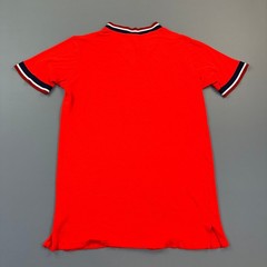 Vintage Sears Mens Store Shirt Mens XL Red Acrylic V Neck Short Sleeve USA 70s