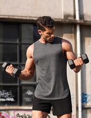 Men’s Athletic Tank Tops Quick Dry Running Muscle Tee Sleeveless Shirts Workout
