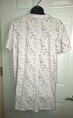 Freego Denim Co Short Sleeve White Black Spot Men’s T-Shirt Size XL