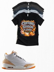 Shirt to match Jordan 3 Cuffing Season Orange Citrus SP Sneakerhead Matching Tee