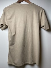 Calvin Klein Jeans boys Beige Logo T-Shirt Short Sleeve Size XL 18/20