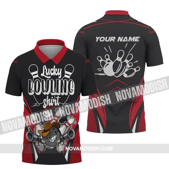 Custom Name Bowling Polo T-Shirt, Bowling Love, Shirt For Bowling Lovers HS874