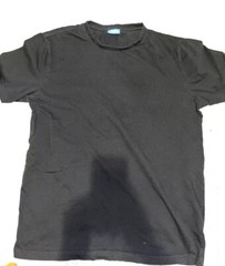 City Lab Mens Fitted Short Sleeve Crewneck T-shirt Medium Black