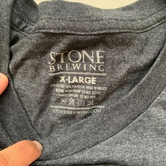 NEW STONE BREWING Black Double Sided Long Sleeve LOGO Spellout T Shirt Pick Size