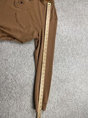 OR Outdoor Research Shirt Men’s Medium Brown Aberdeen Henley Knit Button Collar