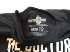 BBC Doctor Who OW Men’s Graphic T-Shirt Black Sizes L / XL Available