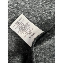 Cremieux T-Shirt Mens L Grey Heathered Long Sleeve Crew Neck Cotton Stretch Logo