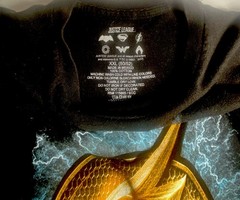 The Flash DC Comics COOL Logo Graphic Medium T-Shirt, XXL Justice League Tshirt