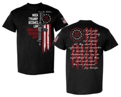 2nd Amendment T-Shirt ‘When Tyranny Becomes Law’ Tee