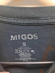 MIGOS CULTURE Adult Small Black Long Sleeve Shirt