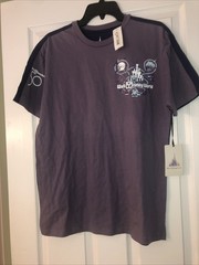 Walt Disney World 50th Anniversary Parks T-Shirt Size S Two-Tone Purple Blue