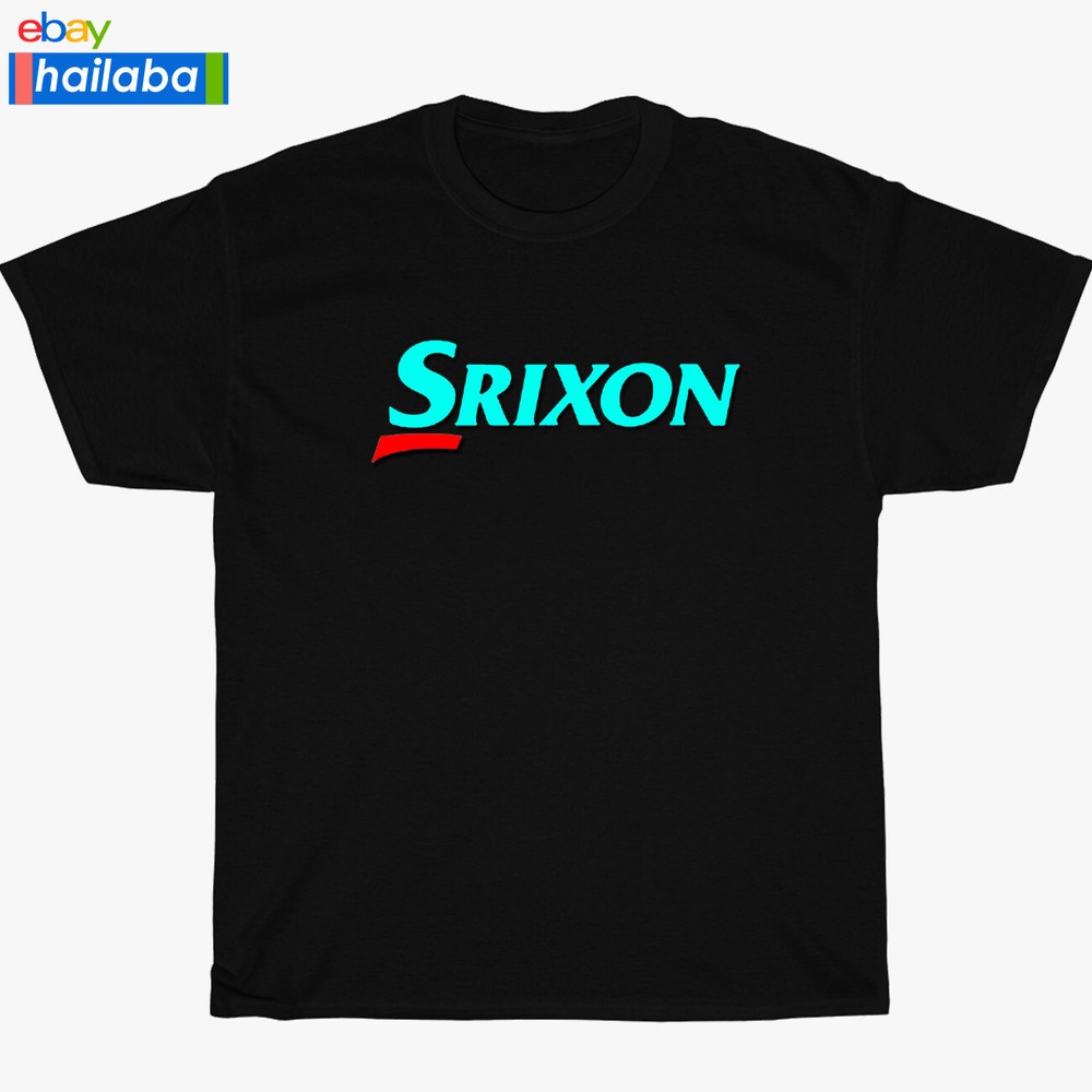 New Srixon Balls Logo Black/Navy/Sport Grey/White Men’s T-Shirt S-5XL