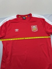 Umbro Unisex Red Football Shirt Short Sleeve Size L