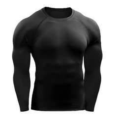 Mens Rash Guard Shirts Quick Dry Swim Shirts UV Protection Long Sleeve T-Shirts