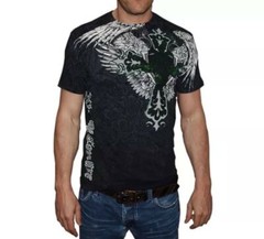 Xtreme Couture Affliction Men’s T-Shirt LONG VIEW Tattoo Biker S-5XL