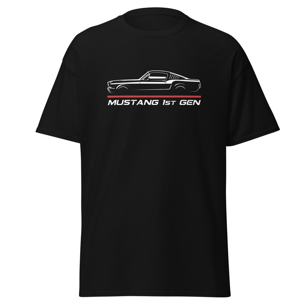 Mustang 1st Gen 1965 Classic Pony Car Heritage Muscle Graphic Tee T-Shirt Gift