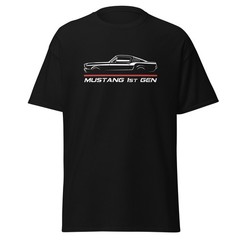 Mustang 1st Gen 1965 Classic Pony Car Heritage Muscle Graphic Tee T-Shirt Gift