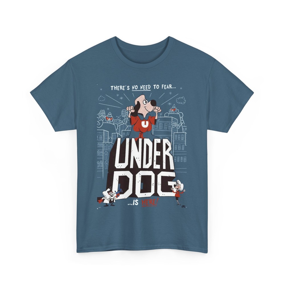 Retro Underdog Graphic Tee, Vintage Cartoon Shirt, Gift for Dog Lovers