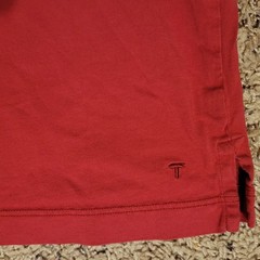 Left Coast Tee Men’s Red Pima Cotton T-Shirt Size L Short Sleeve Crew Neck