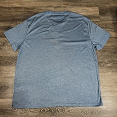 Jachs NY Mens Henley Shirt XL Blue Signature Soft Touch Short Sleeve NWT