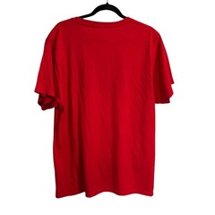 Team Naughty Red Holiday Graphic T-Shirt XL Christmas Humor Tee