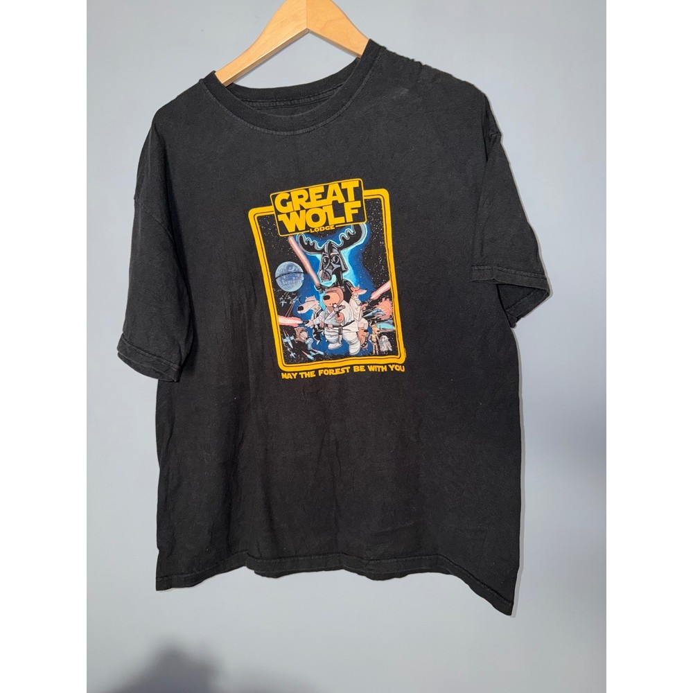 Great Wolf Lodge Star Wars Graphic T Shirt Black Adult XL The Duck Company