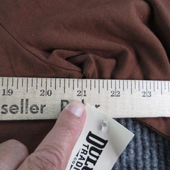 Duluth Trading Co Shirt Mens XL Brown V-Neck Long Sleeve Tagless Stretch NWOT