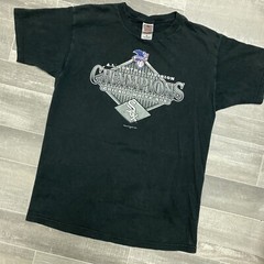 Vintage Chicago White Sox Shirt Mens Large Black Champions MLB Baseball 2000 Y2K