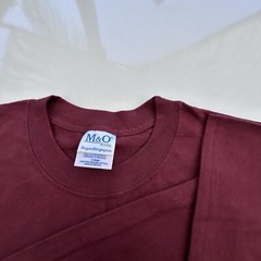 Vintage M&O Knits Logo Promo T Shirt Size Men’s XL New Without Tags Maroon Y2K