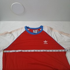 Adidas 100% Cotton T- Shirt Men Sz M Multi Color Casual Sports Outdoors Everday