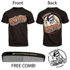 Men’s Suavecito OG Cream & Orange Tee Shirt (S, M, L, XL, 2XL, 3XL, 4XL, 5XL)