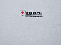 Vintage Hummer Owners Shirt Mens Large White HOPE Red Cross Disaster Response